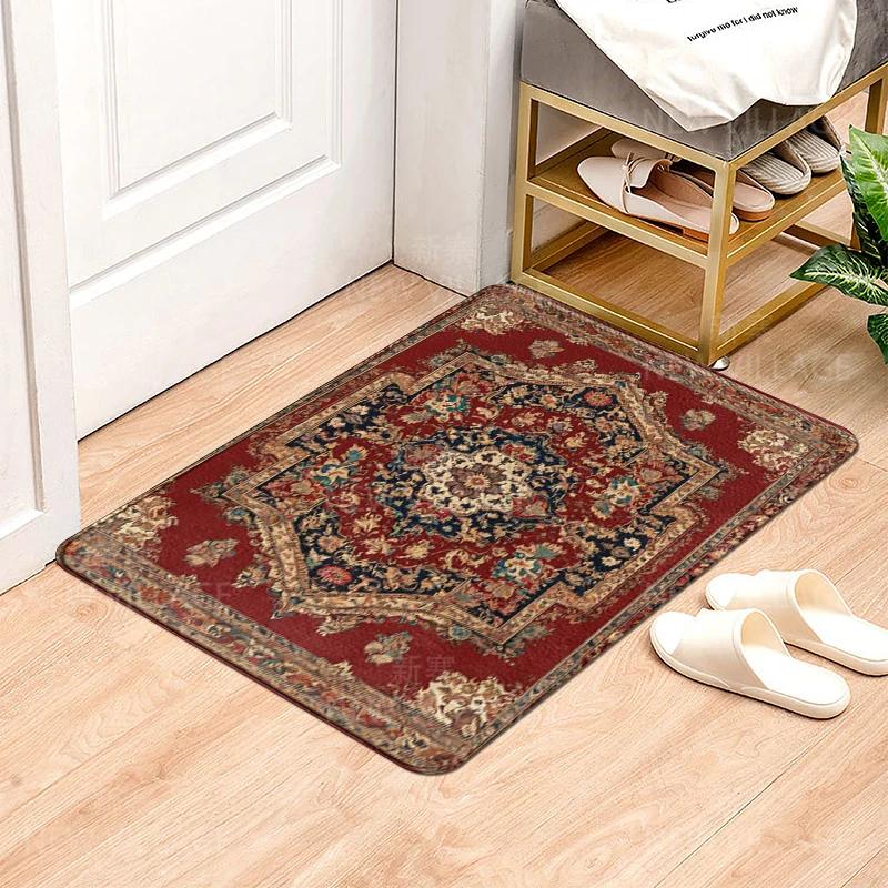 House Entrance Carpet Home Door Mat Modern Nordic Style Room Bath Foot Bathroom Non-slip Kitchen Water Absorption Rugs Abstract