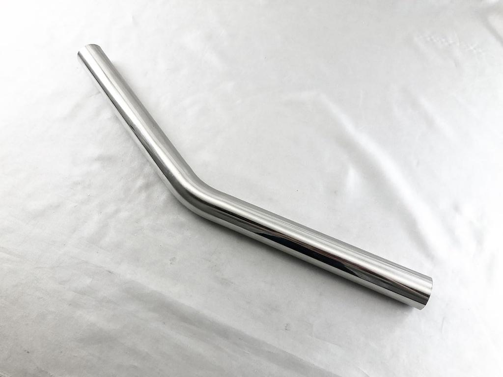 BRIGHTZ Stainless Steel Bent 4 Pieces 38mm 38 30° Pipe, 1.2mm Thick, [CUR-PIPE-040-4PC] Diameter, 38, 30°