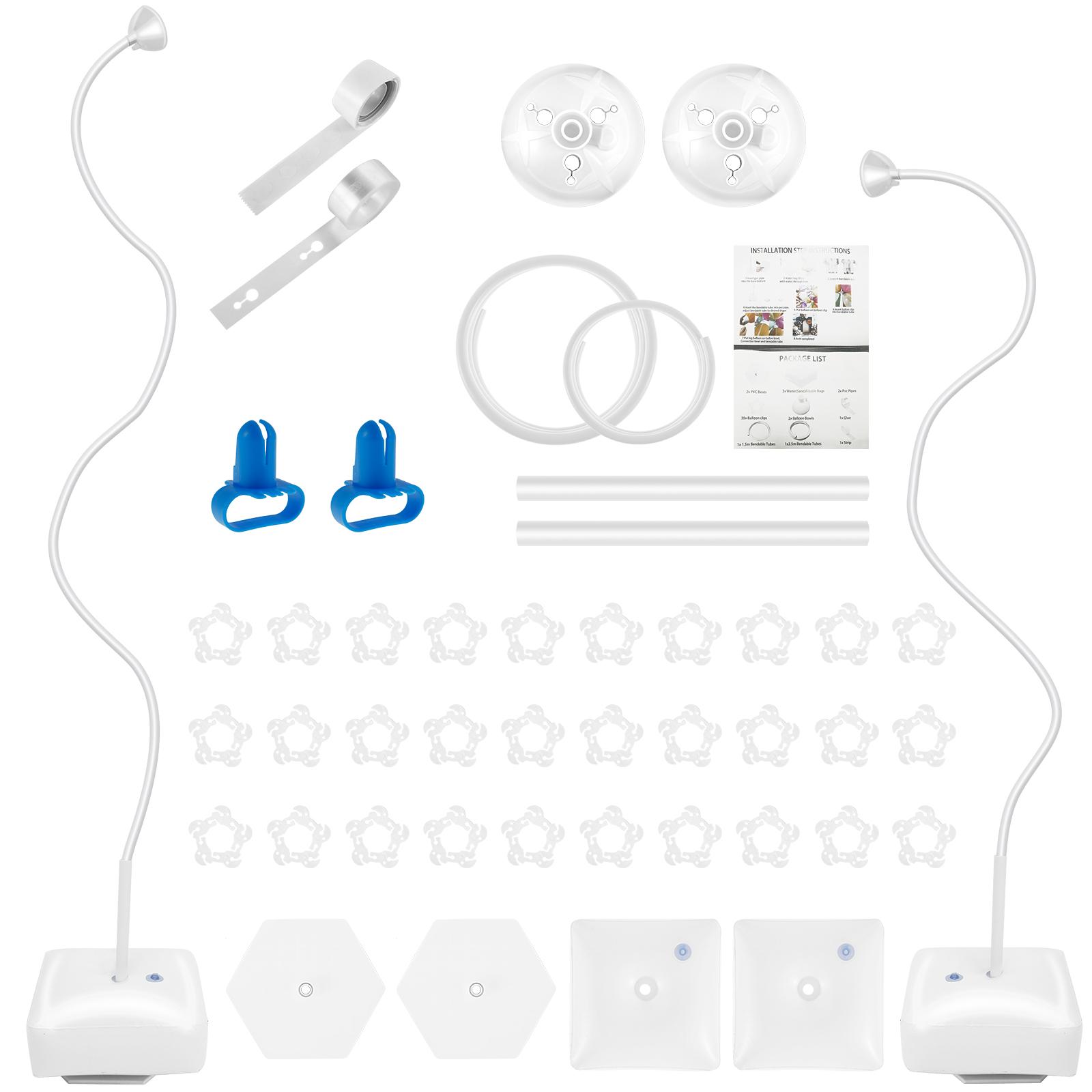 

Balloon Stand Kit Reusable Balloon Post Holder Set for Birthday, Wedding, Baby Shower Party Decor Adjustabl Balloon Arch Kit Other