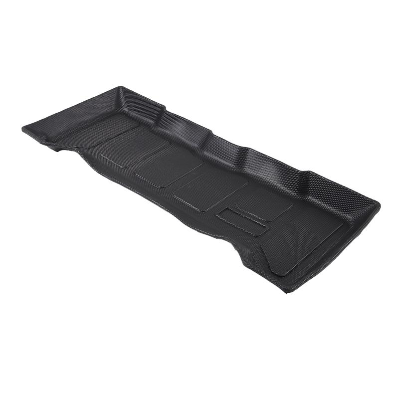 Front Trunk Mat Fit for Rivian R1T R1S 2022 2023 Accessories, All Weather Upgrade Upper Layer TPE Front Cargo Liner Trunk Mat чёрный