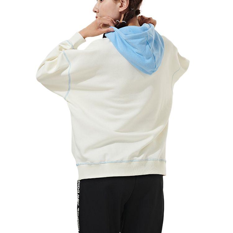 New Balance Sweatshirts Women's Ecru Hooded Moderate Regular AWT23342-CIC