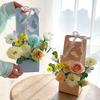 2Pcs Creative Hand-Folded Folded Flower Box Flower Gift Box Romantic Flower Arrangement Box Portable Bouquet Wrapping Box