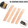 4-Piece Set Clarinet Neck + Reed Corks (1 Large, 3 Small)