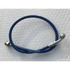 Automotive motorcycle metal braided PTFE lined PU covered fuel line with convex Hexagonal Joint and banjo fittings