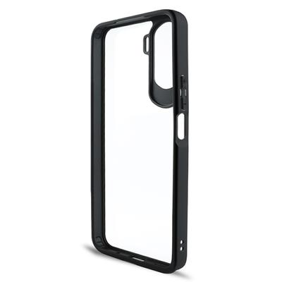 Für Honor 90 Lite 5G/X50i 5G Stoßfeste PC+TPU Klare Handyhülle Anti-Fingerabdruck Handyhülle Abdeckung