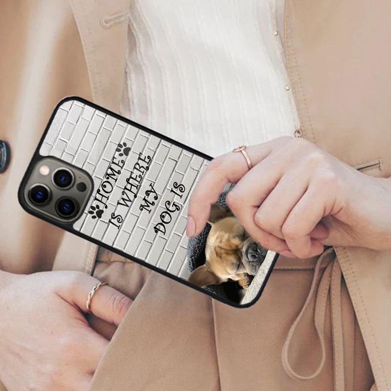 FRENCH BULLDOG DOG PUPPY PAW ART Magnetic Phone Case For APPLE iPhone 17 Air 16 14 13 12 Pro Max 15 Plus Wireless MagSafe Cover