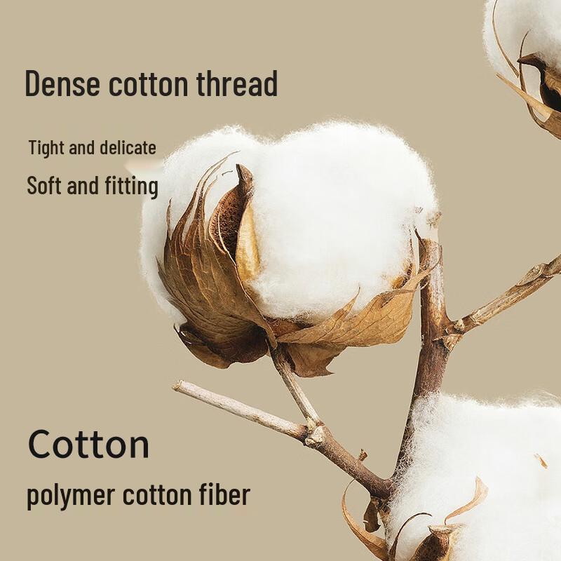 Langsha Women's 100% Cotton Mid-Calf Socks