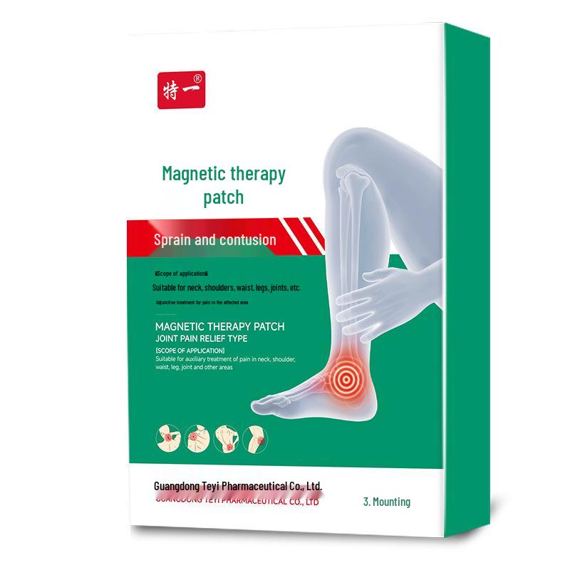 Te Yi Magnetfeldtherapie-Pflaster zur Linderung von Gelenkschmerzen, Lenden- und Schulterschmerzen, Verstauchungen, Prellungen, als unterstützende Behandlung