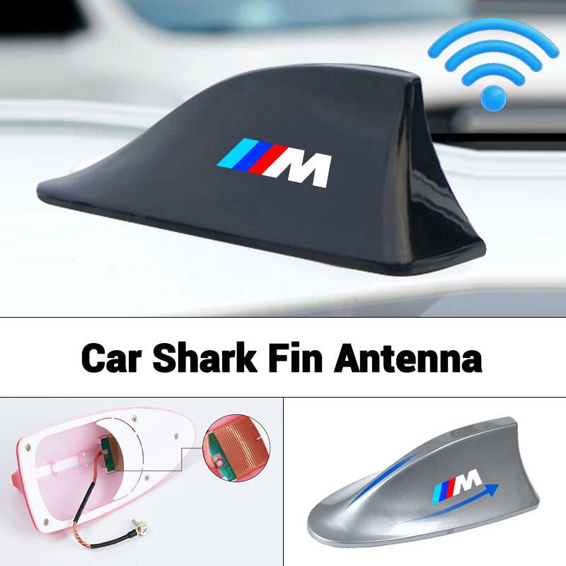 Car Top Signal Aerials Shark Fin Antenna Decoration Accessories For BMW M Performance F20 F40 F22 F30 E90 F32 F06 F07 F46 E60 M5