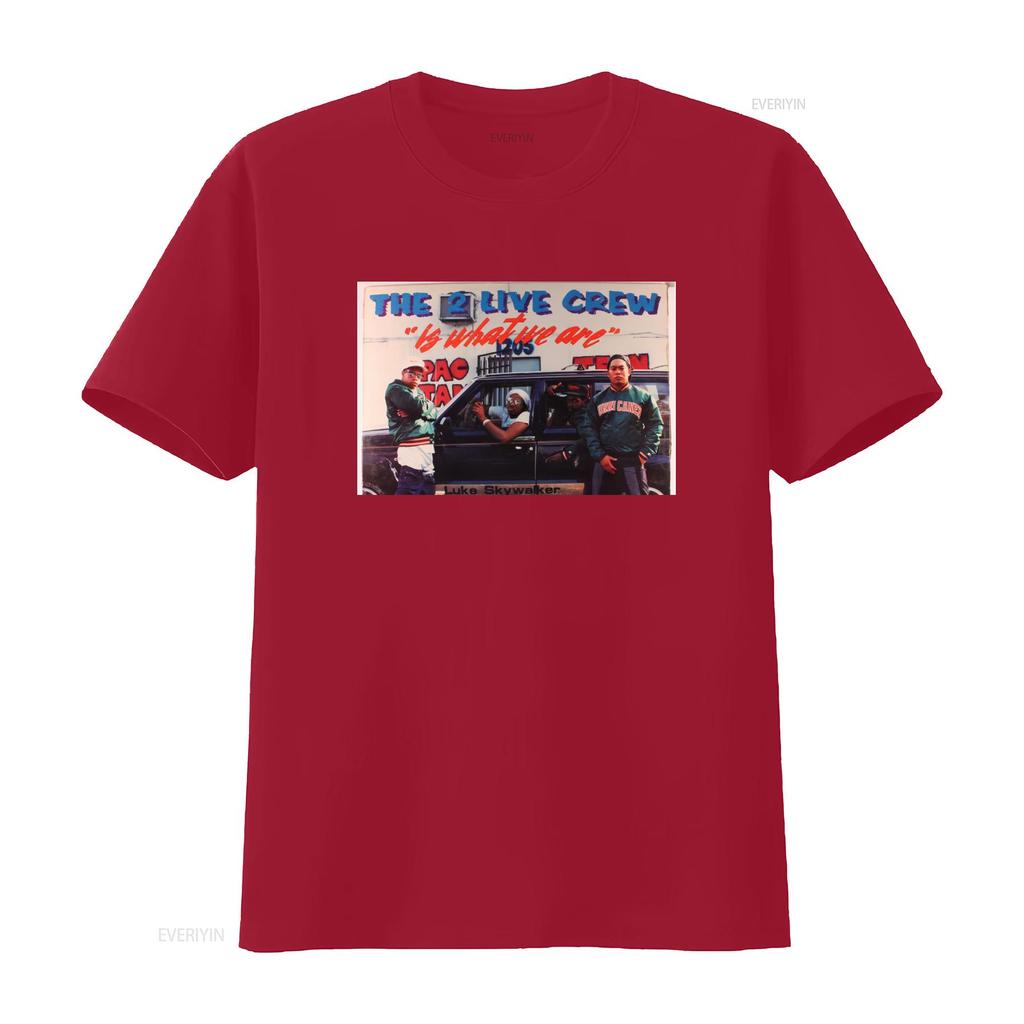 The 2 Live Crew Band Hip Hop Style T Shirt RIP Fresh Kid Ice Vintage Music vintage Washed Stretched homme Soft Comfortable