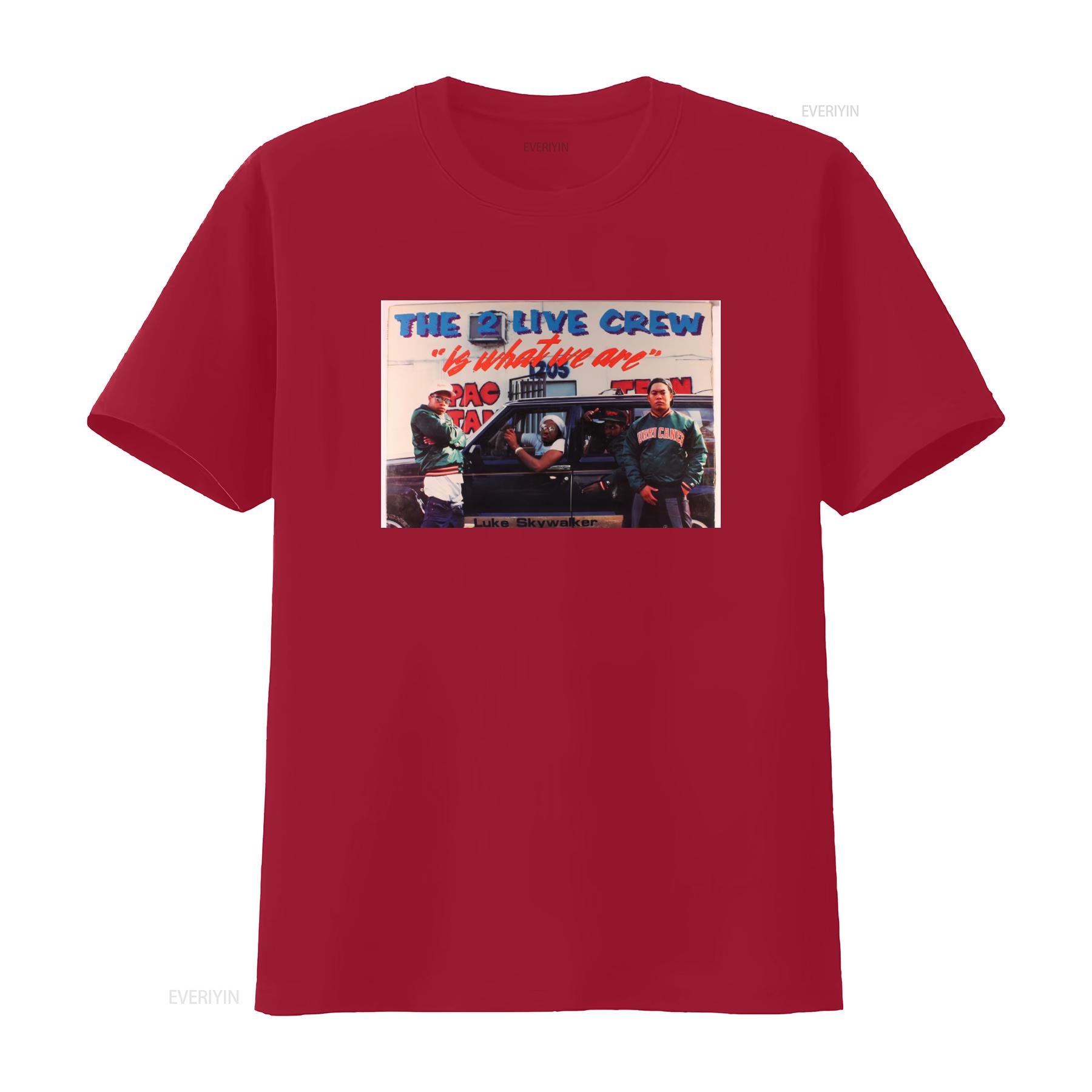 

The 2 Live Crew Band Hip Hop Style T Shirt RIP Fresh Kid Ice Vintage Music vintage Washed Stretched homme Soft Comfortable S