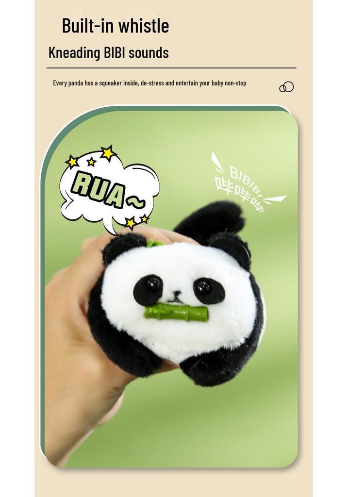 Panda Tail-Wagging Plush Keychain Bag Pendant Gift