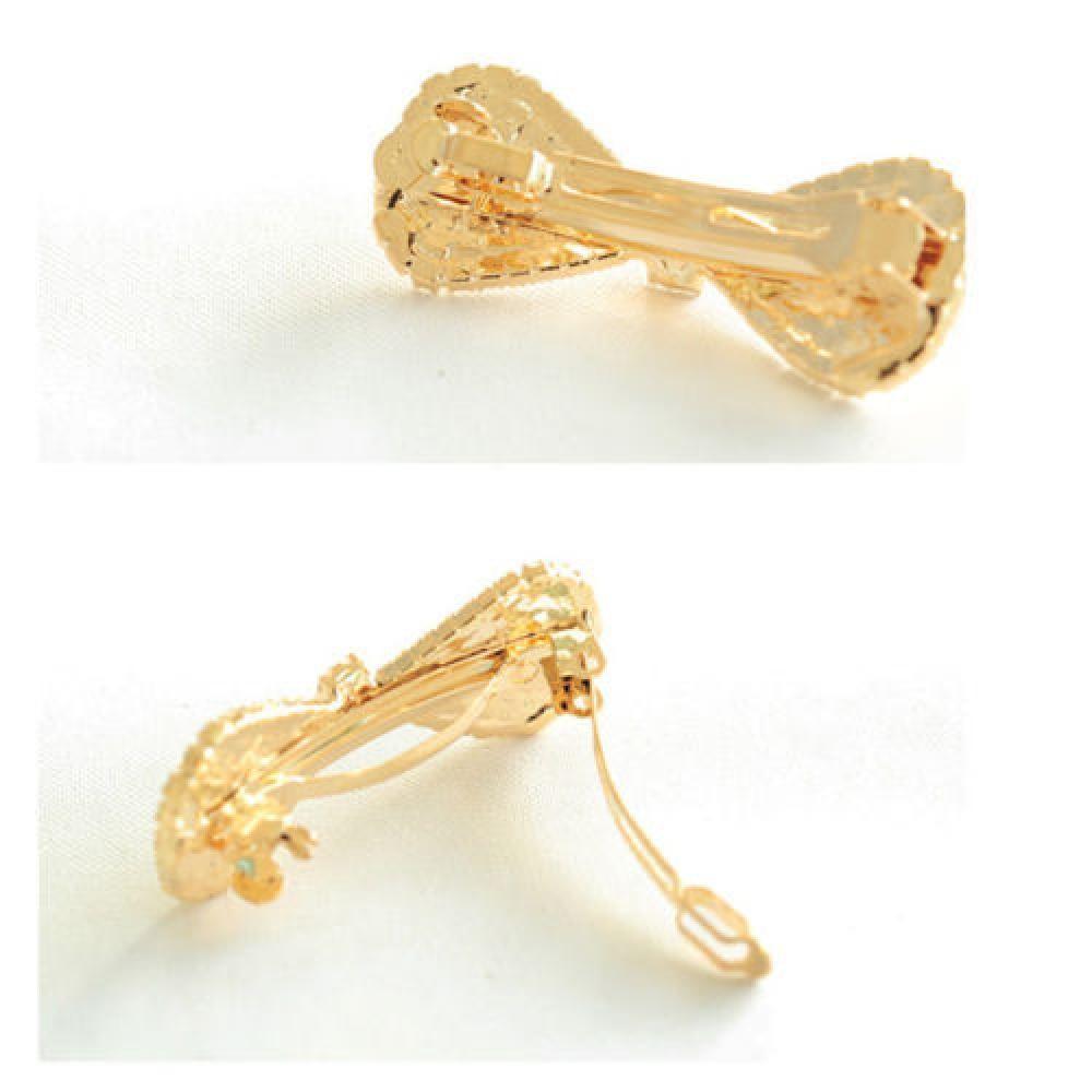 Women Clamp Jewelry Bowknot Barrette Rhinestone Hairpin Hair Clip