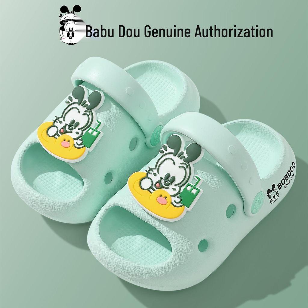 Bobodou Kinder rutschfeste Sommer Crocs für Jungen & Mädchen: Geschlossene Strand Sandalen für drinnen/draußen