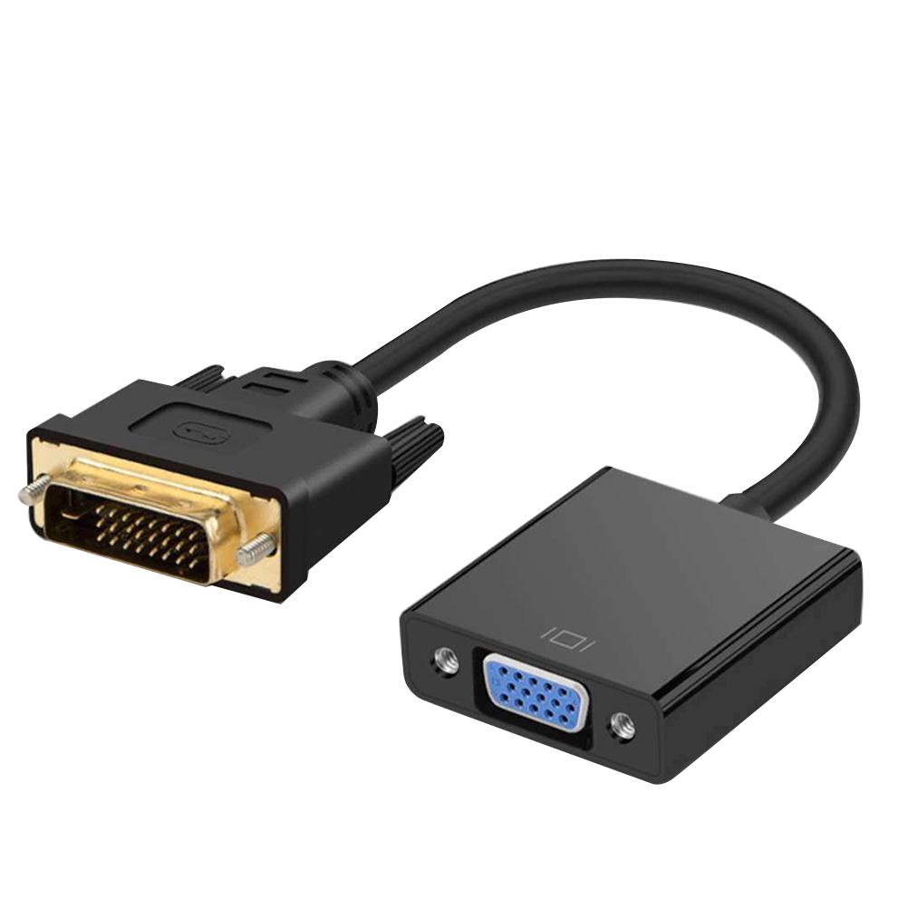 

Dvi-D to Vga Adapter Cable 25 Pin 1080P for Computer Laptop No Power Supply Plug and Play Realistic Picture China Mainland