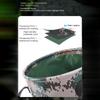 Secchio Pieghevole da Pesca Camper 20L 5.28 Galloni Secchio Pieghevole Portatile Lavabo da Campeggio