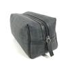 FENDI Zucca logo bag pouch Cluch Bag  PVC Black