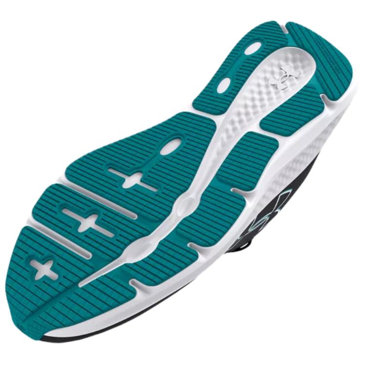 Under Armour Charged Pursuit 3 Big Logo - Anthracite Teal Men Sneakers Black White 3026518-104