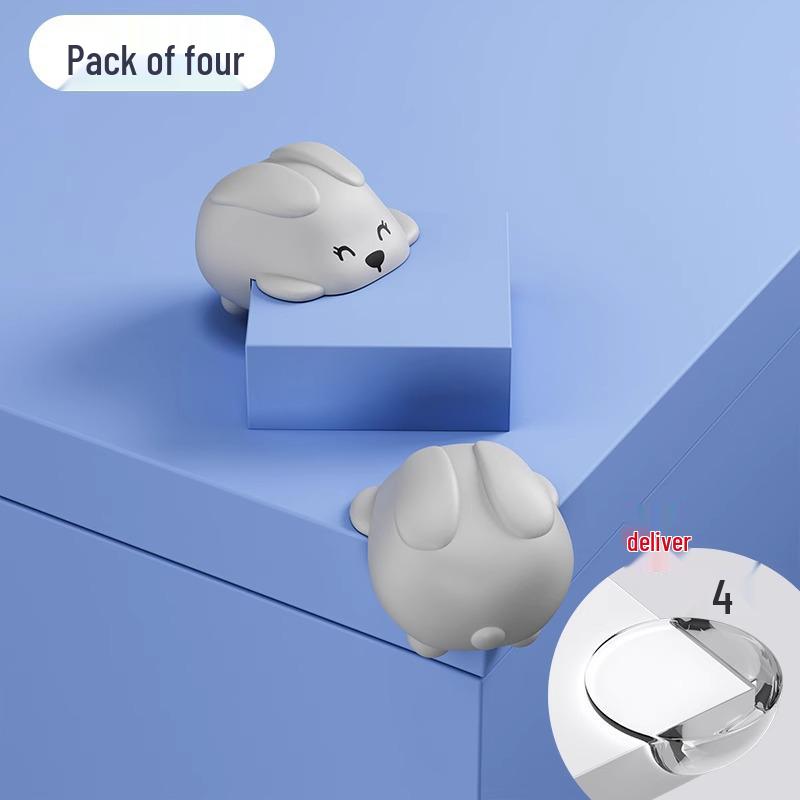 

Eco-Friendly Silicone Soft Corner Protectors for Baby Safety - Thickened, Adhesive-Free, Right Angle Guards