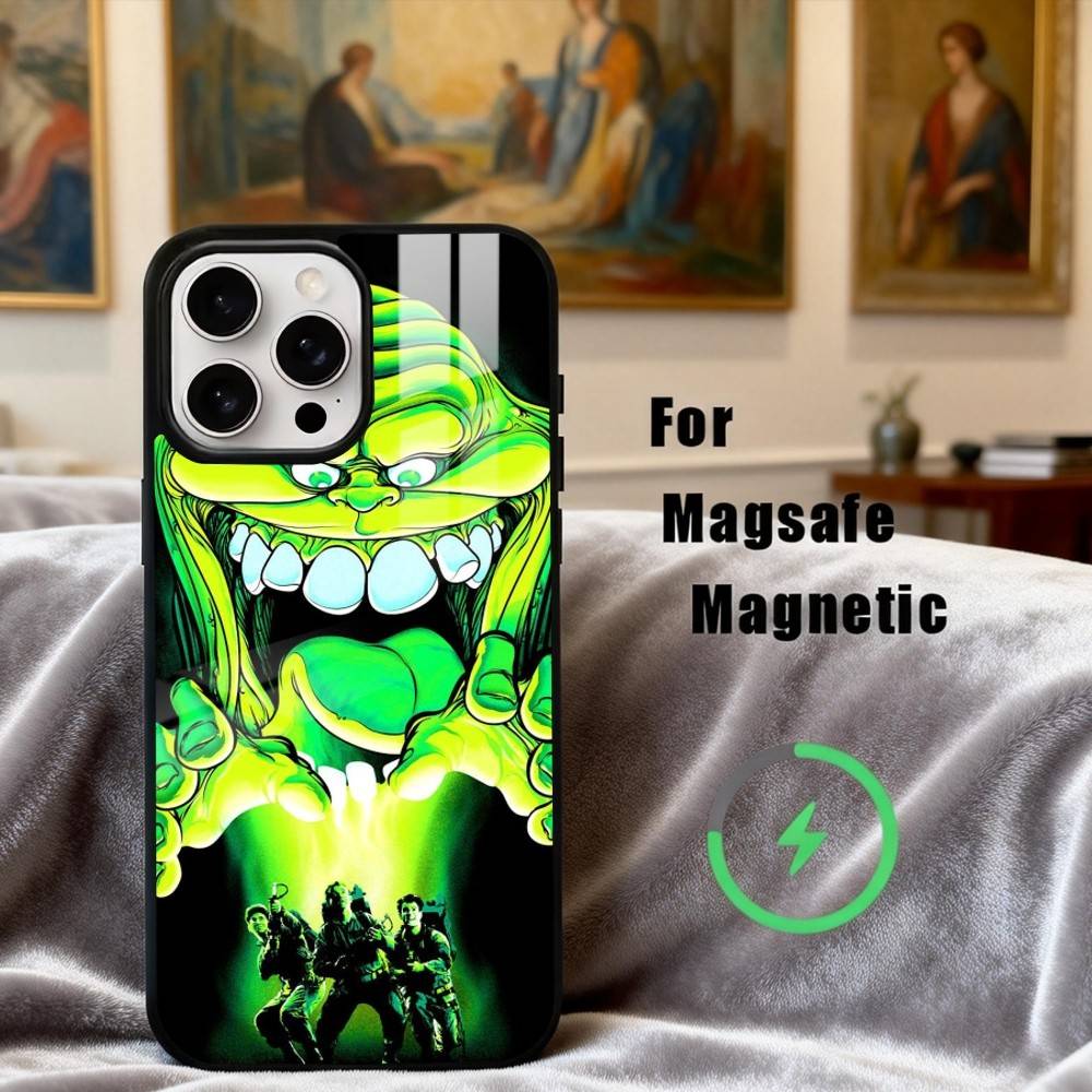 

E-Extreme-E G-GhostbusterS Phone Case For iPhone17,16,15,14,13,12,11 Plus,For Magnetic Wireless Charge Cover iPhone15PRO