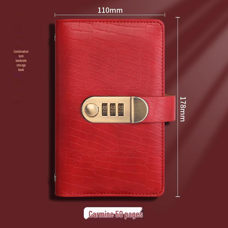 2025 Cross-Border Cash Savings Album with Password Lock for Financial Management and Accounting