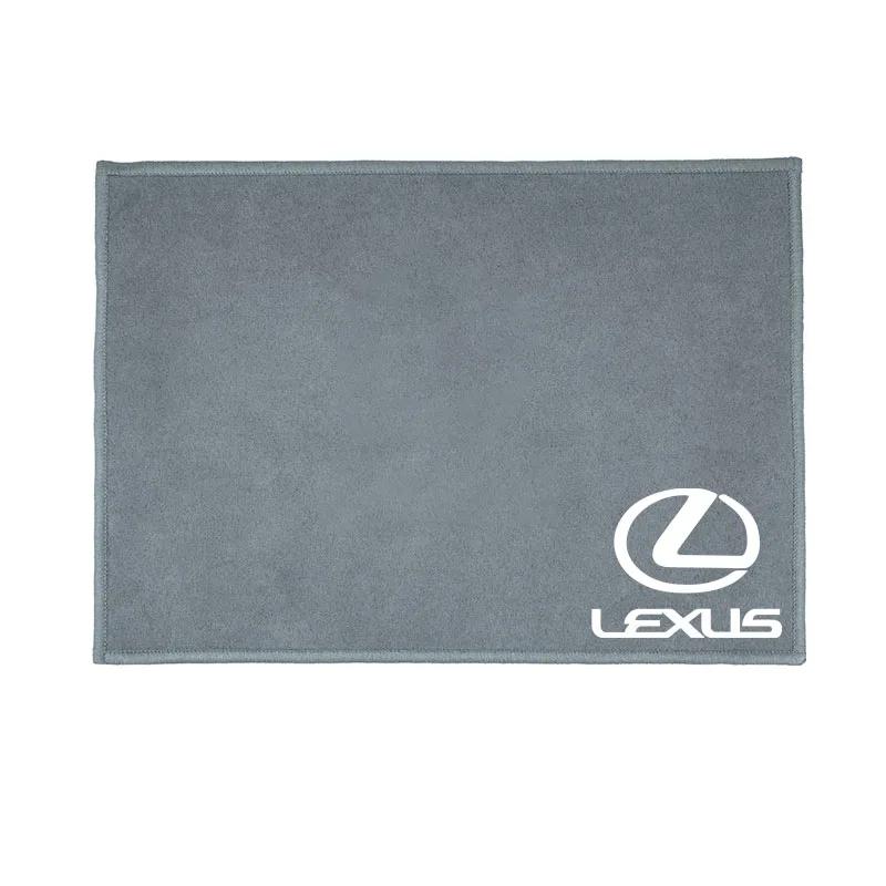 

For Lexus Fsport RX330 IS250 Ct200h ES300h RX350 IS300h NX300h RX400h Car Wash Towel Soft Cleaning Rag Cloth Auto Cleaner Tools сірий