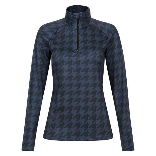 Womens/Ladies Divulge Dogtooth Core Stretch Midlayer