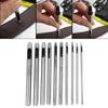 10 Pcs Round Hollow Punch Set 0.5mm-5.0mm Punch Tool Kit  Leathercraft & DIY Crafting
