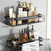Zunwei Wall-Mounted No-Drill Bathroom Shelf