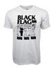 The-Black-Flag White Graphic T Shirt