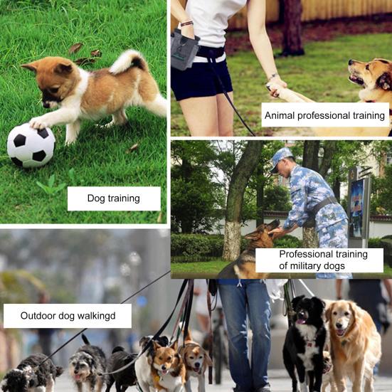 Dog Treat Pouch Multifunctional with Waist Belt Oxford Cloth Large Capacity Dog Snack