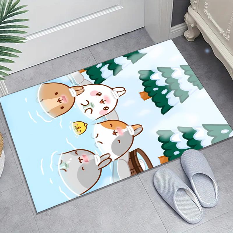 Molang Design Area Rug - Non-Slip, Soft & Cozy Floor Mat for Living Room, Bedroom, Office - Indoor/Outdoor Decorative Carpet
