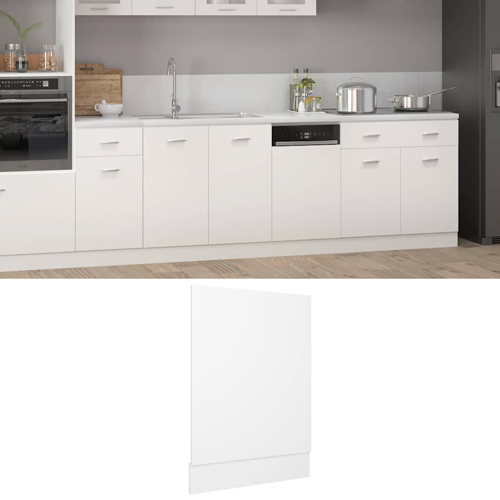 Dishwasher Panel Lyon White 45 X 3 X 67 Cm Particleboard