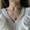 Silver Necklace with Natural Pearls, Item Weight 8.07 G (2185208)