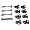 Sturzfeststell-Ausrichtungskorrektur und Oberlenker-Exzenterschrauben-Satz 304 Edelstahl Ersatz für 1500 2WD 4WD 2500 3500 HD 2WD