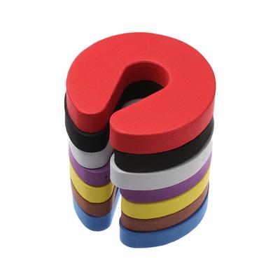 1PCS Safety Finger Safe Soft Foam Door Stopper Locks For Children Protection EVA C Shape Security Cabinet Locks Door Clip