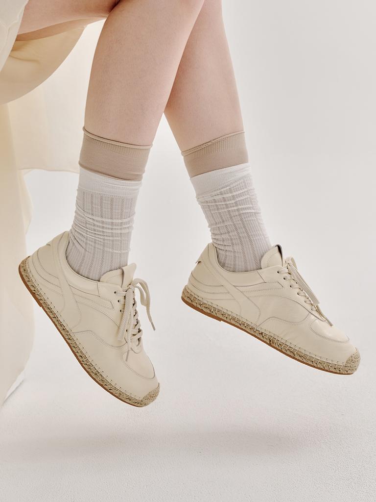 Inthestar Is_26001 Espadrille Sneakers_Ivory