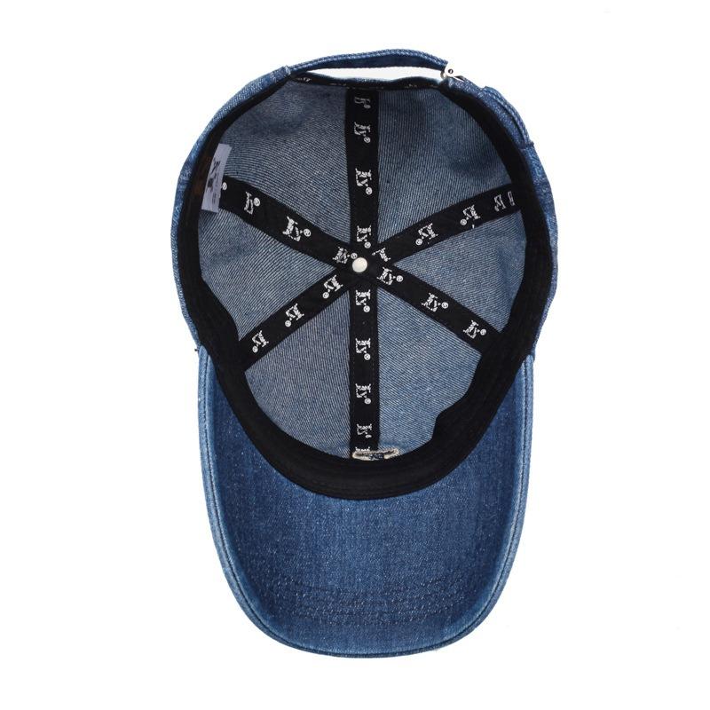 New denim baseball cap sports sunscreen men's and women's visors breathable versatile casual cap