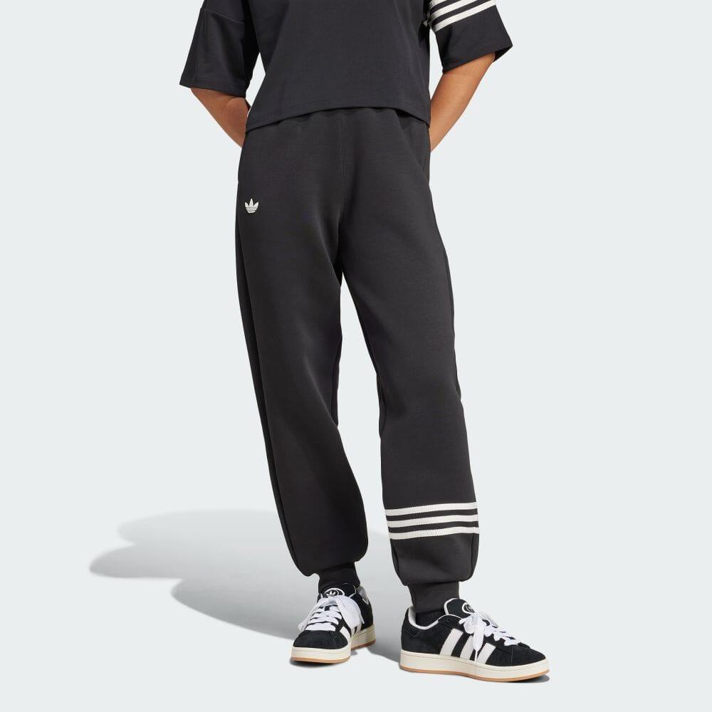 adidas Womens Neuclassics Sweat Tracksuit Bottoms Black/Cloud White Women Streetwear IW5605