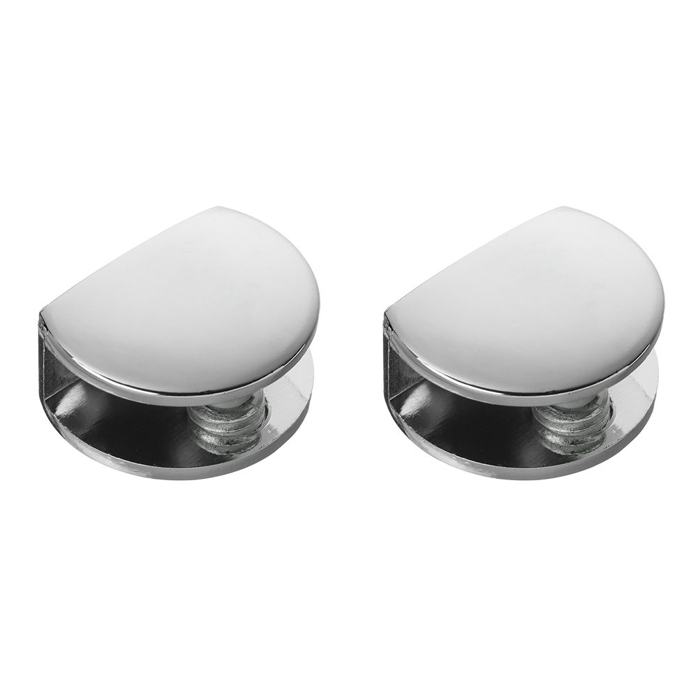 2pcs Thicken Alloy Board Support Plank Clip Glass Shelf Support Glass Clamp Glass Shelf