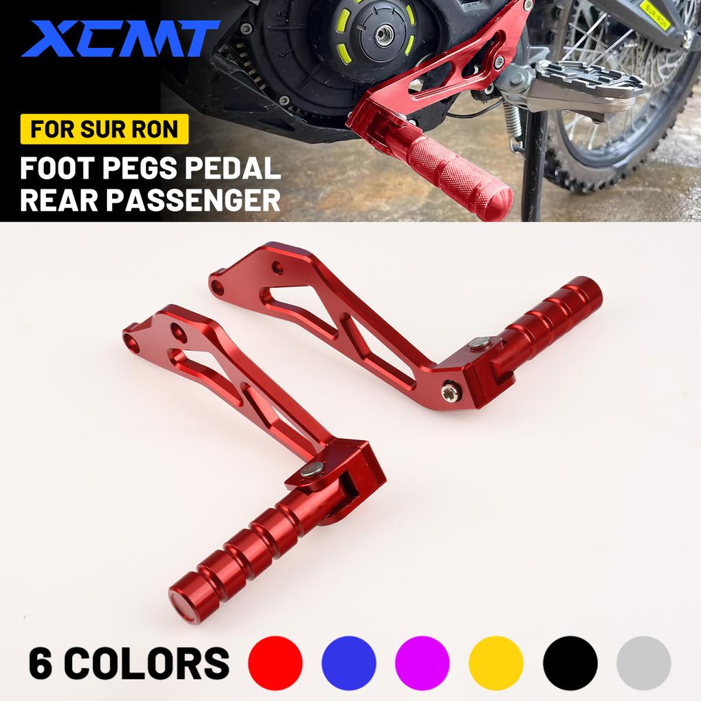 Electric Dirt Bike Motorcycle For Sur-Ron Light Bee X S CNC Rear Passenger Foot Peg Rests Pedal Peg Bracket For Segway X160 X260