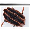 Vintage Braided Handle Leather Satchel Bag for Women - Large Capacity Crossbody Tote