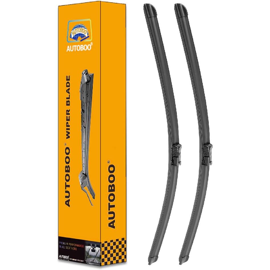 OEM Quality Windshield Wiper Blade Replacement For Chevy Silverado GMC Sierra 2014 2015 2016 2017 2018 -High Performance Original Equipment Front