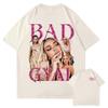 Singer Bad Gyal Vintage 90s Graphic T-shirt Unisex's Women's Summer Cotton Y2K Clothing Breathable Fashion Hip Hop Short Sleeve Top