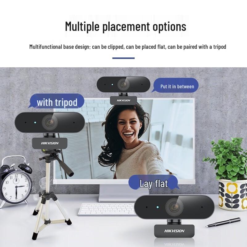 

Hikvision 1080P HD USB Wide-Angle Webcam