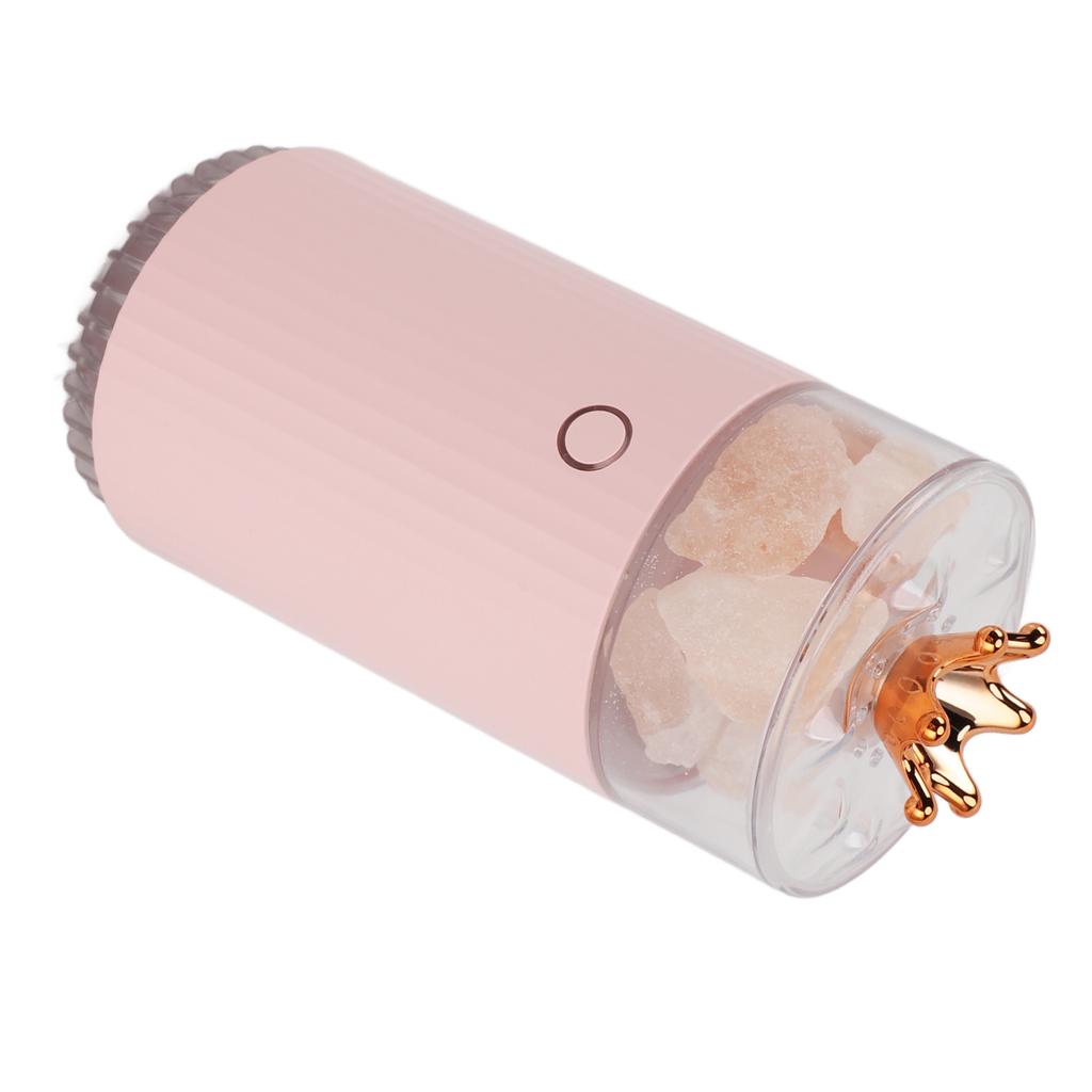 Mini Humidifier 240ml with Sea Salt Aroma USB Rechargeable Ultrasound Colorful Lighting Desktop