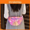 Fashionable Childrens Trendy Chest Bag Featuring Colorful Anime Prints For Kids