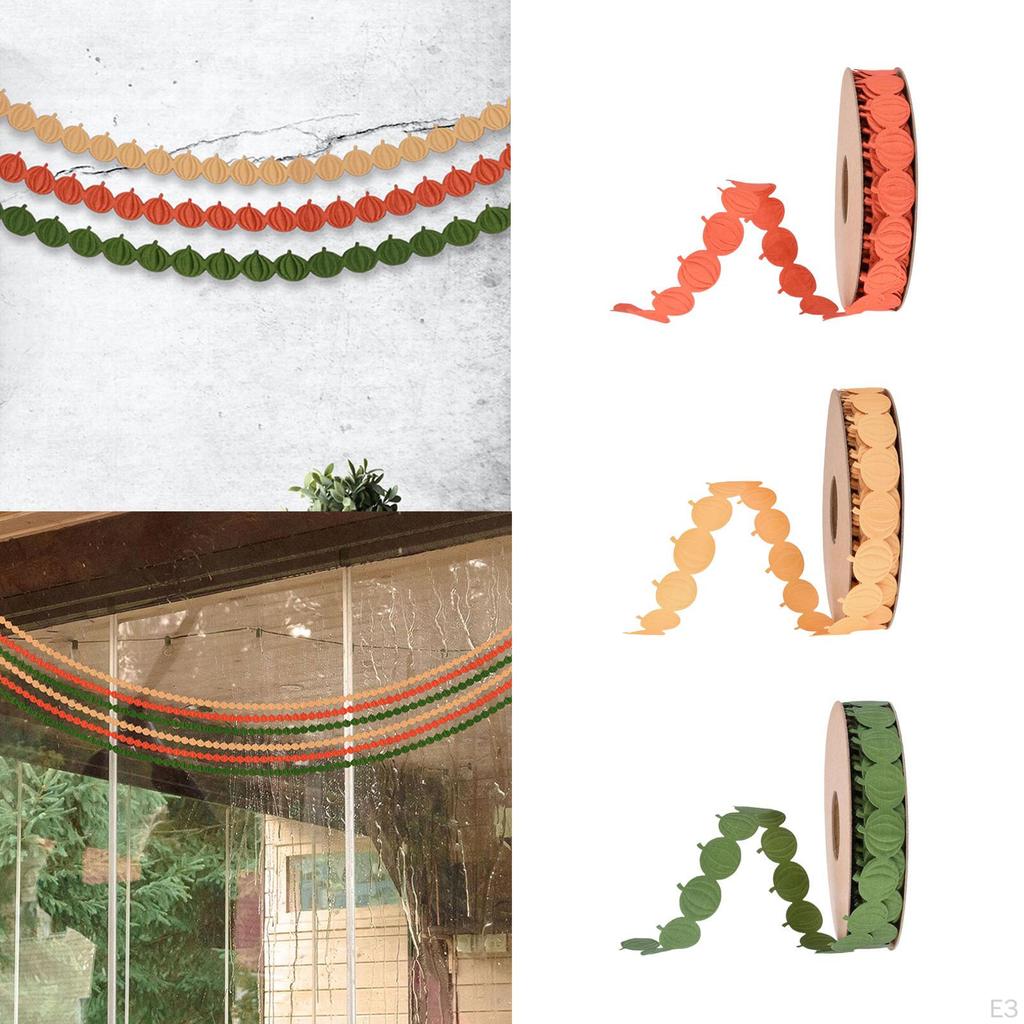 Pumpkin Ribbons Autumn Ribbon DIY Crafts Decoration Sewing Halloween for Bouquet