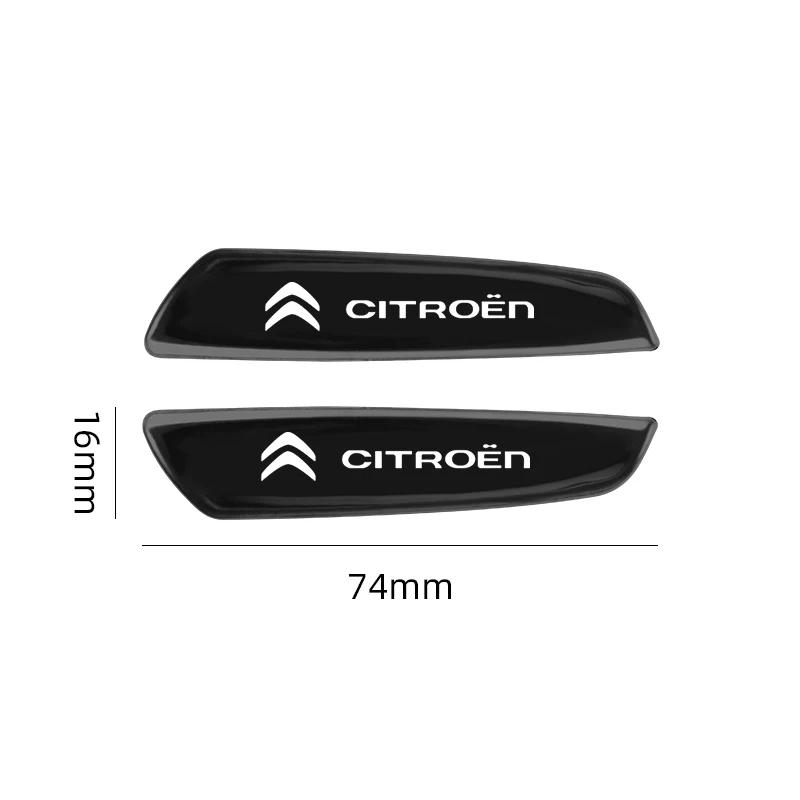 2 pezzi Adesivi decorativi in metallo per carrozzeria auto per Citroen C4 C3 C5 C1 C2 Berlingo C-Elysee C4-Picasso C4-Aircross Adesivi per auto