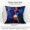 Doja Cat Album Cushion Cover Household Decoration Linen Sofa Cushion Cover: Skin-Friendly & Breathable with Invisible Zipper